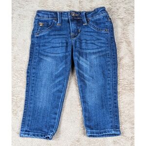 Hudson Baby Jeans 12 Months Denim Pants Blue Distressed Style RN#140977